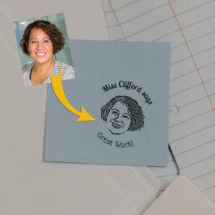 Carimbo De Borracha Professor de Fotografias Personalizado