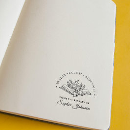 Carimbo De Borracha Professora do Lover do Catálogo Flor de Nomes Pers