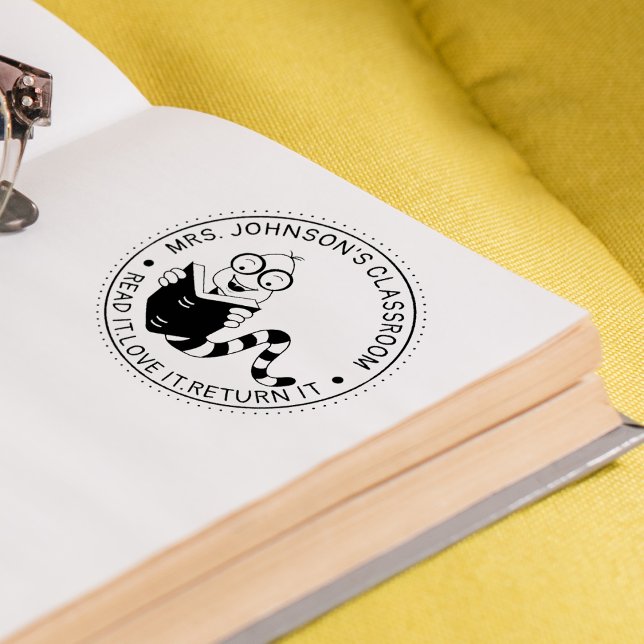 Carimbo De Borracha Professores da Biblioteca Bibliófilos Sala de Aula (Criador carregado)