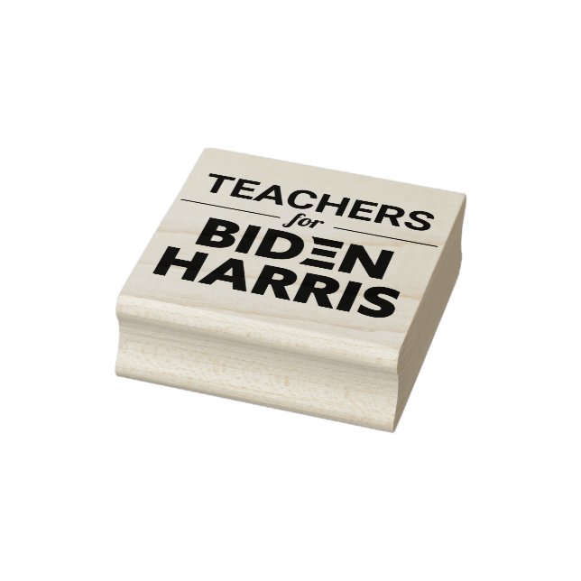 Carimbo De Borracha Professores de Biden Harris Texto Personalizado (Carimbo)