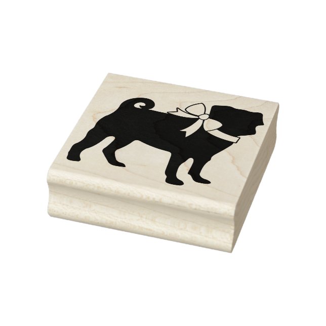Carimbo De Borracha Pug Dog Puppy (Carimbo)