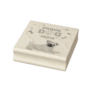 Carimbo De Borracha Pug Orud Dog Mãe