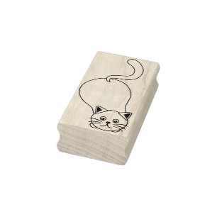 Carimbo De Borracha punho de arte de gatos brincalhões
