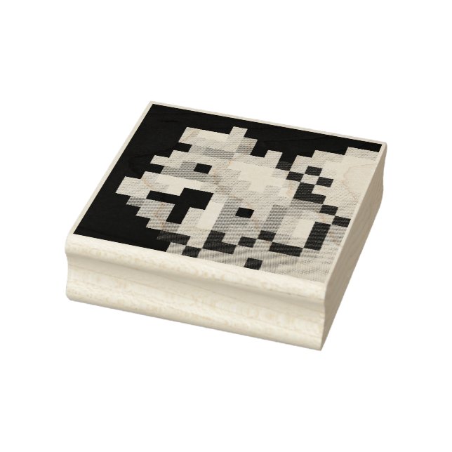 Carimbo De Borracha Puppy begging pixelart, stempel, Pixel Art  (Carimbo)