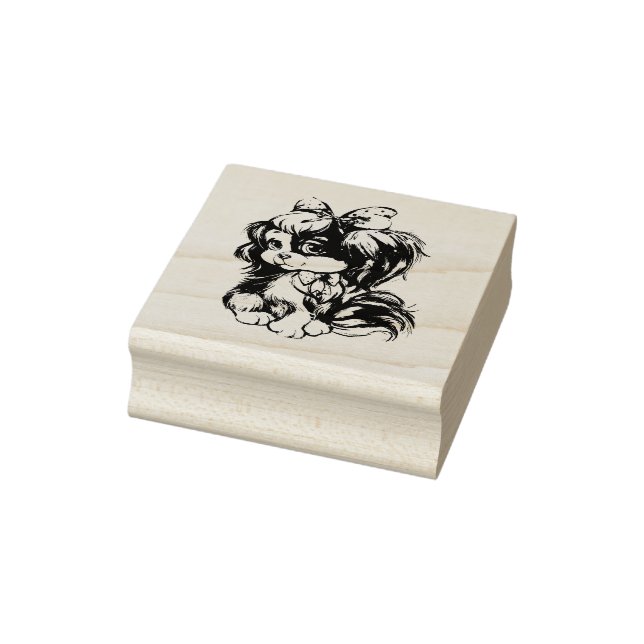 Carimbo De Borracha Puppy Rubber Stamp (Carimbo)
