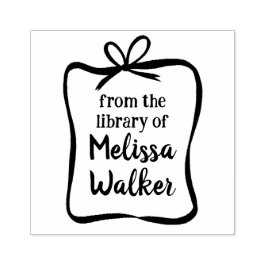 Carimbo De Borracha Quadro de Fita de Arco de Cubo PERSONALIZADO Adici