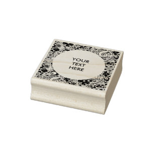Carimbo De Borracha Quadro quadrado flower power mim + suas ideias
