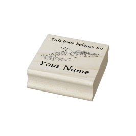 Carimbo De Borracha Quebra do Livro de Baleia