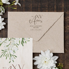 Carimbo De Borracha Quinceañera Tipografia do Rico Russo Espanhol