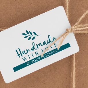 Carimbo De Borracha Ramificações Modernas Feitas à Mão com Citação de