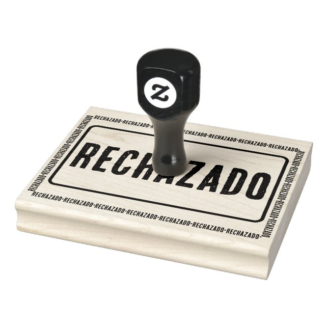 CARIMBO DE BORRACHA RECHAZADO (Carimbo)