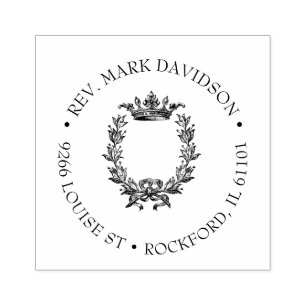 Carimbo De Borracha Religioso da Coroa Cristã