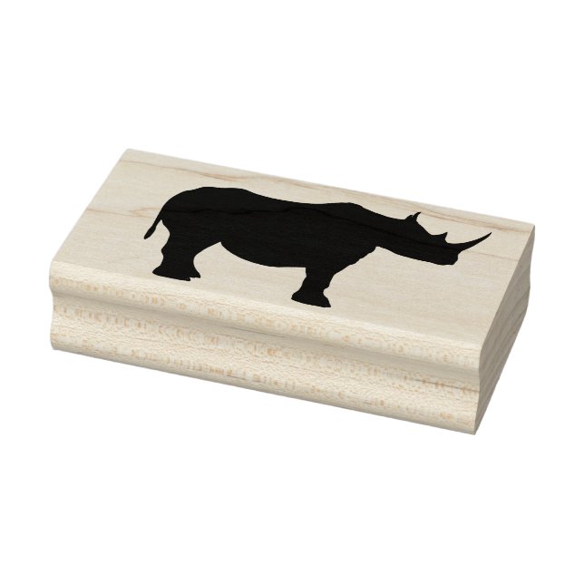 Carimbo De Borracha retino silhueta (Carimbo)