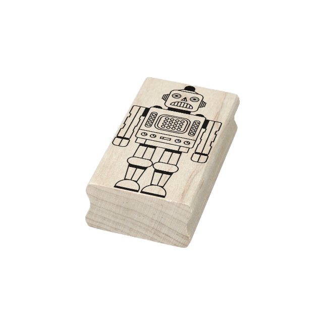 Carimbo De Borracha Robot 200423(01) (Carimbo)