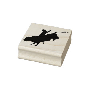 Carimbo De Borracha Rodeo / Bull Riding