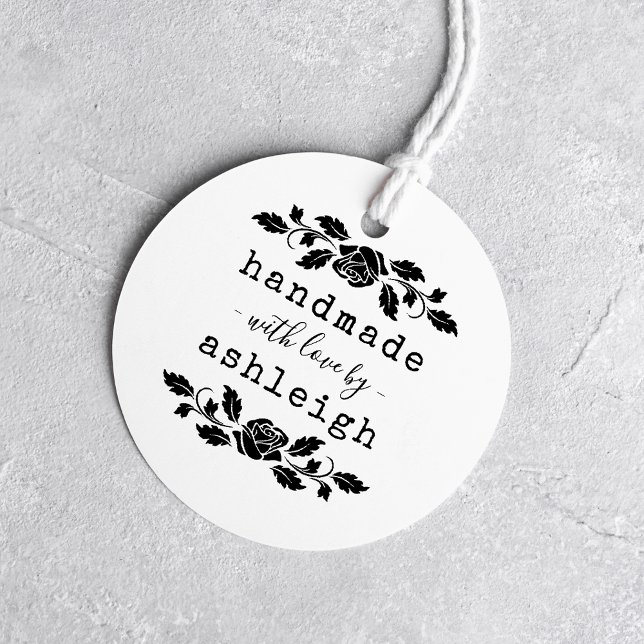 Carimbo De Borracha Rosa Russo Feita À Mão Com Amor | Nome personaliza (Criador carregado)