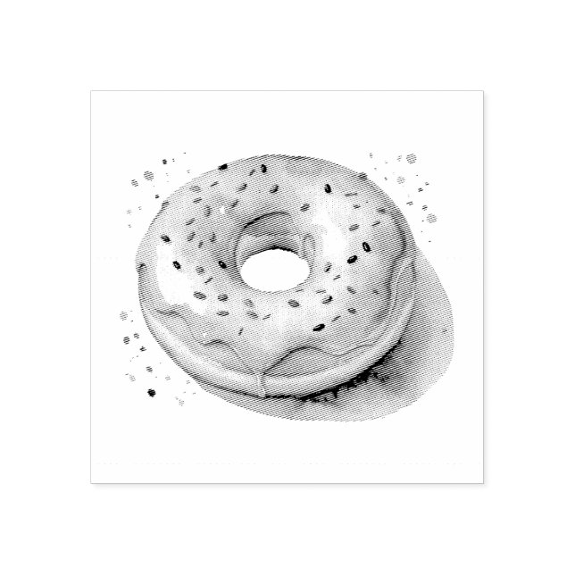 Carimbo De Borracha Rosquinha (Impressão)