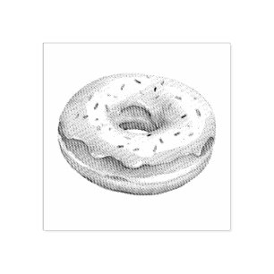 Carimbo De Borracha Rosquinha