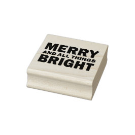 Carimbo De Borracha Rubber Stamp & Ink | Merry & All Things Bright