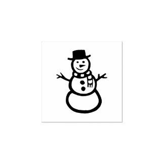 Carimbo De Borracha Rustic Foltic Art Snowman Natal Rua de borracha de