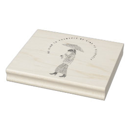 Carimbo De Borracha Seja gentil com você