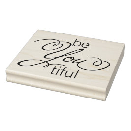 Carimbo De Borracha seja gentil - você é bonita