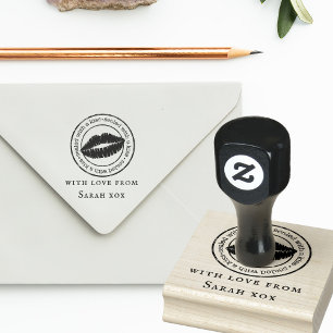 Carimbo De Borracha Selado com um selo de borracha personalizado de Im