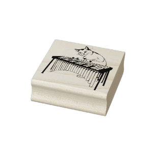 Carimbo De Borracha selo de arte musical