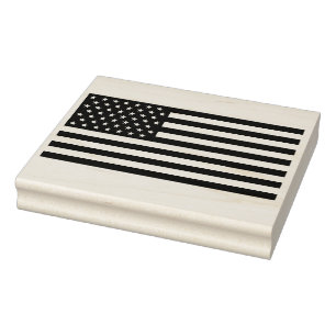 Carimbo De Borracha Selo de borracha da arte da bandeira americana