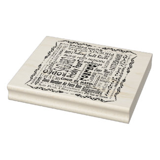 Carimbo De Borracha Selo de design de palavras-chave do Arizona