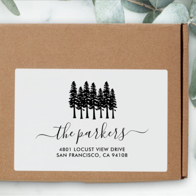 Carimbo De Borracha Sequoias | Nome da família Assinatura Endereço de  (Criador carregado)