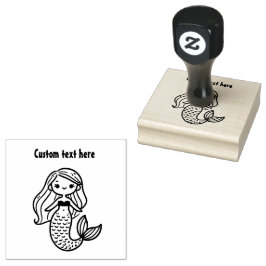 Carimbo De Borracha Sereia