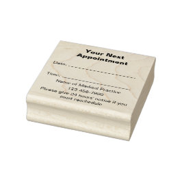 Carimbo De Borracha Seu Modelo de Prática de Médicos de Compromisso Se