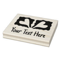 Seus corações personalizados de texto