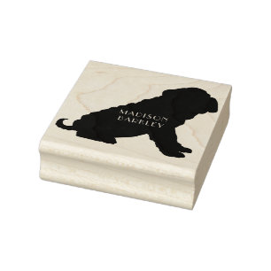 Carimbo De Borracha Shar Pei Dog Puppy