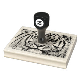 Carimbo De Borracha Siberian Tiger ラバースタンプ