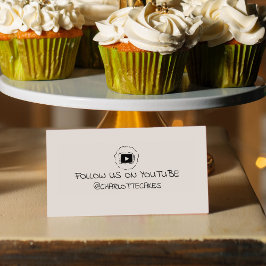 Carimbo De Borracha Siga-nos no Youtube, Mídia Social