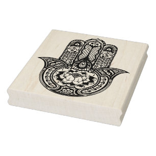 Carimbo De Borracha Símbolo Hamsa inspirado