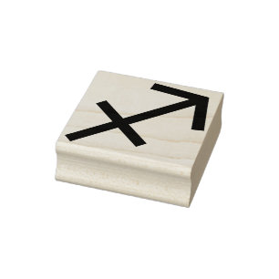 Carimbo De Borracha símbolo sagitário de arte