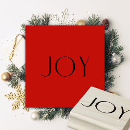 Carimbo De Borracha Simples Alegria Natal Feriado DIY Scrapbooking 