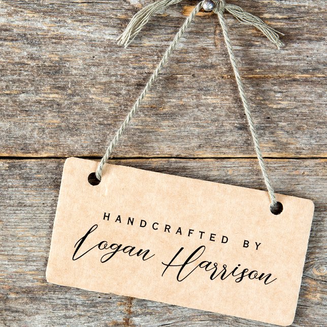 Carimbo De Borracha Simples Artesanato Personalizado (Simple Handcrafted By Personalized Rubber Stamp)