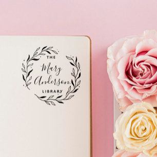 Carimbo De Borracha Simples Moderno Sai Da Biblioteca De