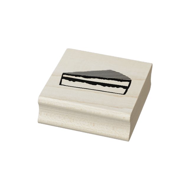 Carimbo de Borracha Simples Pedacinho de Bolo (Carimbo)