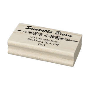 Carimbo De Borracha Simplesmente Design com limite vintage + suas idei