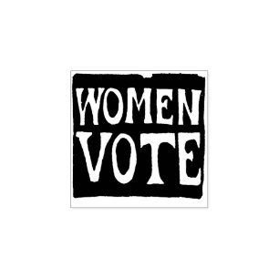 Carimbo De Borracha Sinal de voto feminino