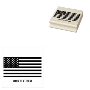 Carimbo De Borracha Sinalizador Personalizado Trendy USA