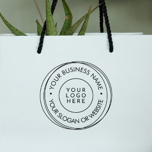 Carimbo De Borracha Site do Logotipo Personalizado para Empresas do Qu