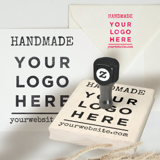 Carimbo De Borracha Site Feito à Mão Logotipo Personalizado para sua E