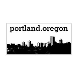 Carimbo De Borracha skyline.portland.oregon