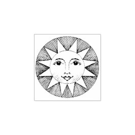 Carimbo De Borracha Sol Sorridente Redondo Fofo Mini Arte